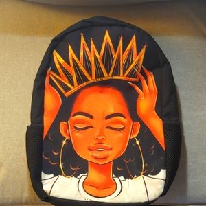 Girls large cloth backpack